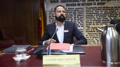 Mariano Moreno, durante a súa comparecencia anterior na comisión de investigación sobre o caso Koldo’, no Senado, o 15 de setembro (Jesús Hellín - Europa Press - Arquivo)