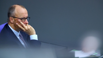 O canceller alemán no Bundestag. REUTERS/Lisi Niesner