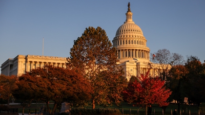 Imaxe do Capitol semanas despois do peche. REUTERS/Kylie Cooper