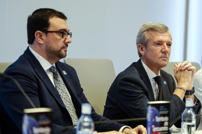 O presidente do Principado e o da Xunta en Oviedo. EFE/Paco Paredes