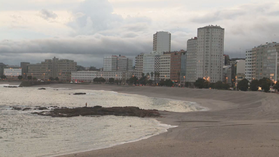 A cidade da Coruña, na mañá deste venres