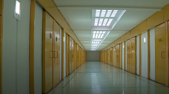 Interior do cárcere da Lama. Imaxe de arquivo