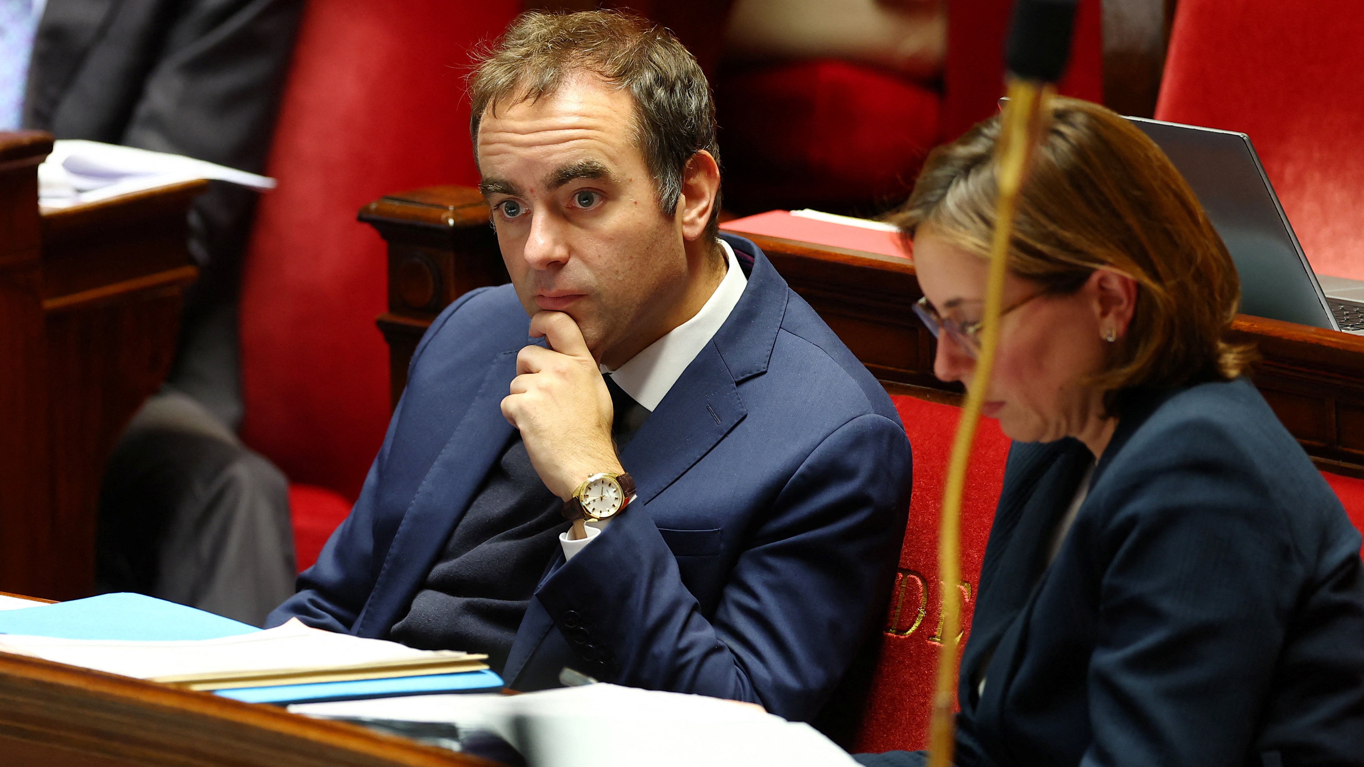 Sebastien Lecornu, nunha recente sesión da Asemblea Nacional en París (  REUTERS/Gonzalo Fuentes)