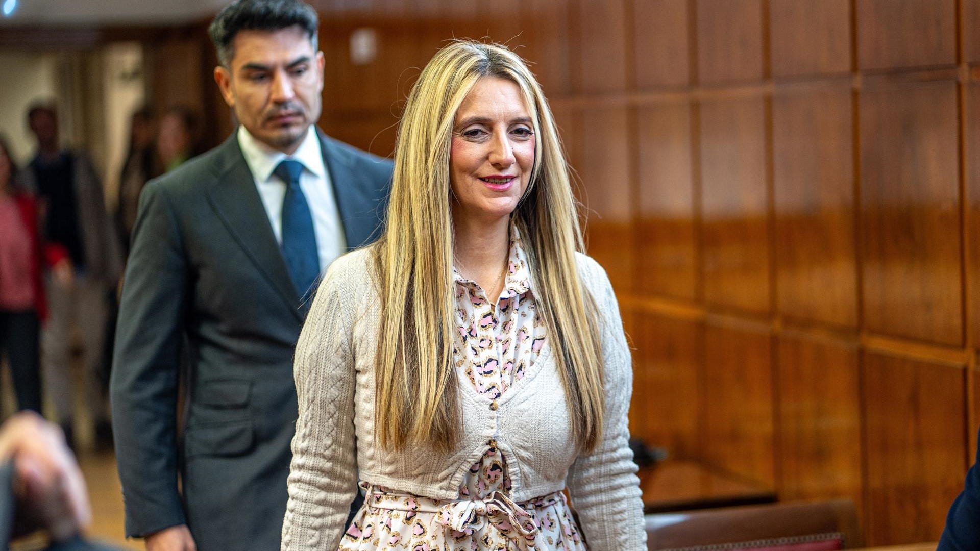 Claudia Montes Martínez, a súa chegada á comisión do caso Koldo (Gabriel Luengas-Europa Press)