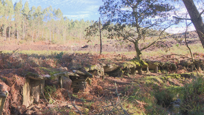 Alvariza do Corzón, no monte Faro de Vimianzo