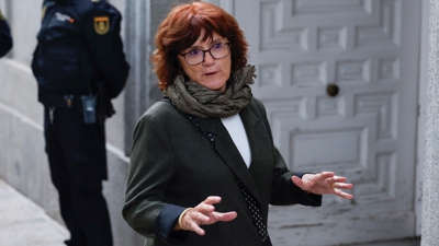 A responsable de comunicación da Fiscalía, Mar Hedo, saiu en defensa do seu superior, o fiscal xeral do Estado   (EFE/ Javier Lizon)