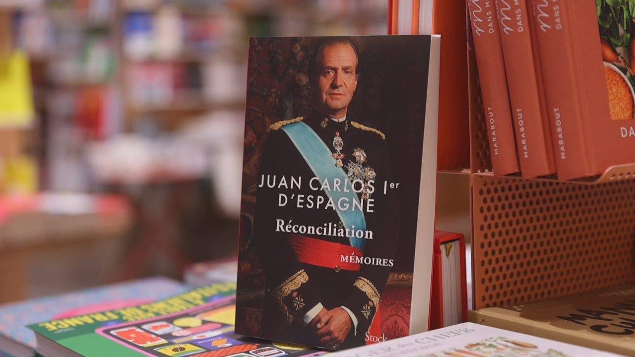 Portada do libro de memorias do rei emérito, cuxa edición francesa sae á venda este mércores (EFE)