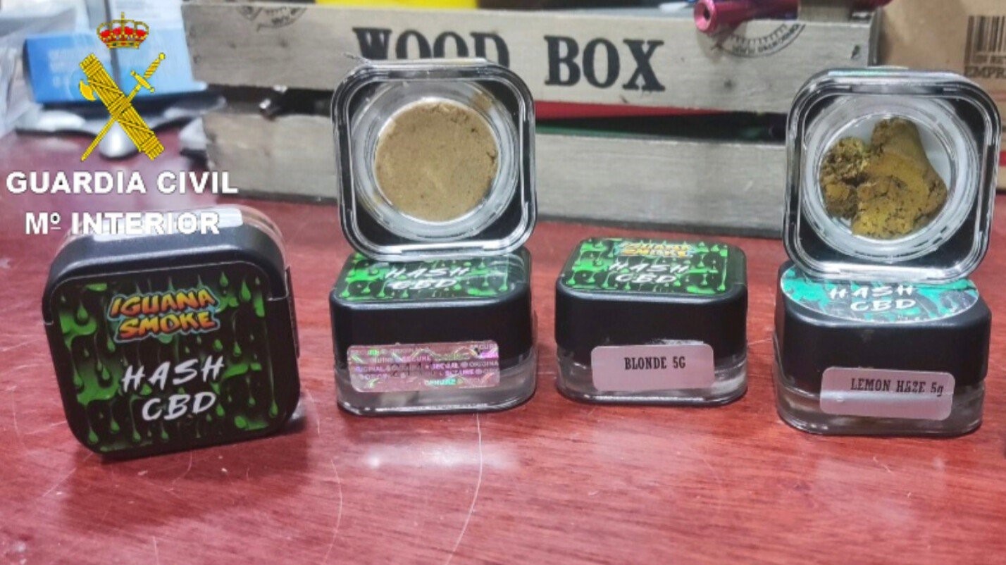 Substancias estupefacientes retidas pola Garda Civil