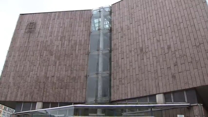 Vista exterior dos Xulgados da Coruña (Arquivo TVG)