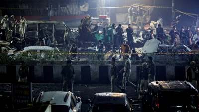 Lugar do suceso (REUTERS/Adnan Abidi)