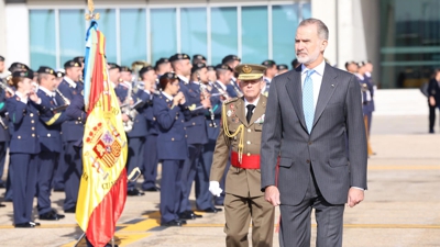 Filipe VI, no inicio da súa viaxe a China
