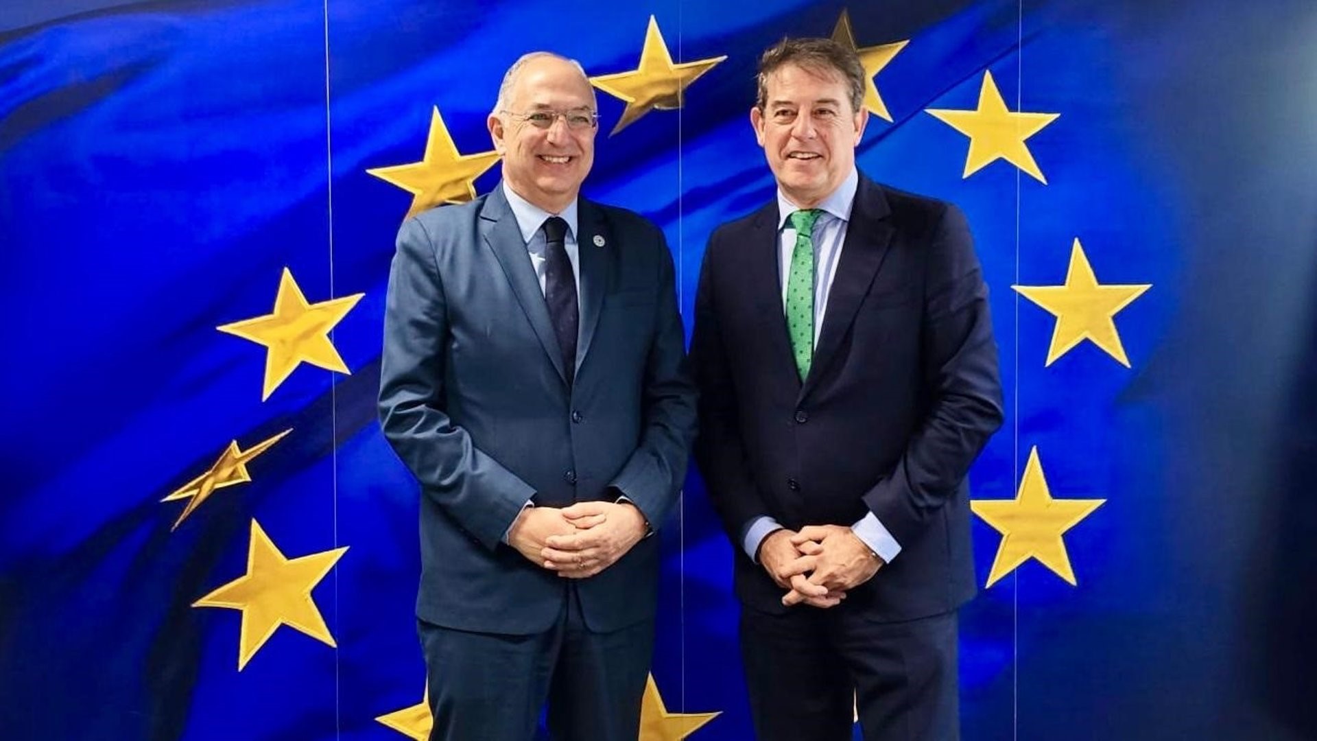 O comisario de Pesca e o secretario xeral dos socialistas galegos (PSdG)