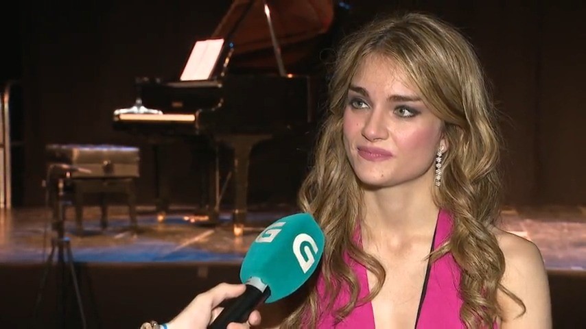 A pianista galega, en Santiago de Compostela en 2019 (TVG)
