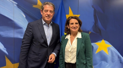 Besteiro e Ribera, en Bruxelas (Cedida PSdG)