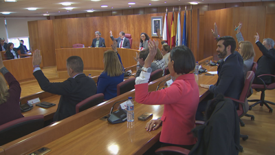 Votación dos orzamentos en sesión plenaria no Concello de Vigo (TVG)