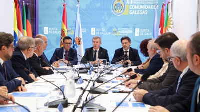 Reunión da comisión delegadas do Consello de Comunidades Galegas (EFE/Xoán Rey)
