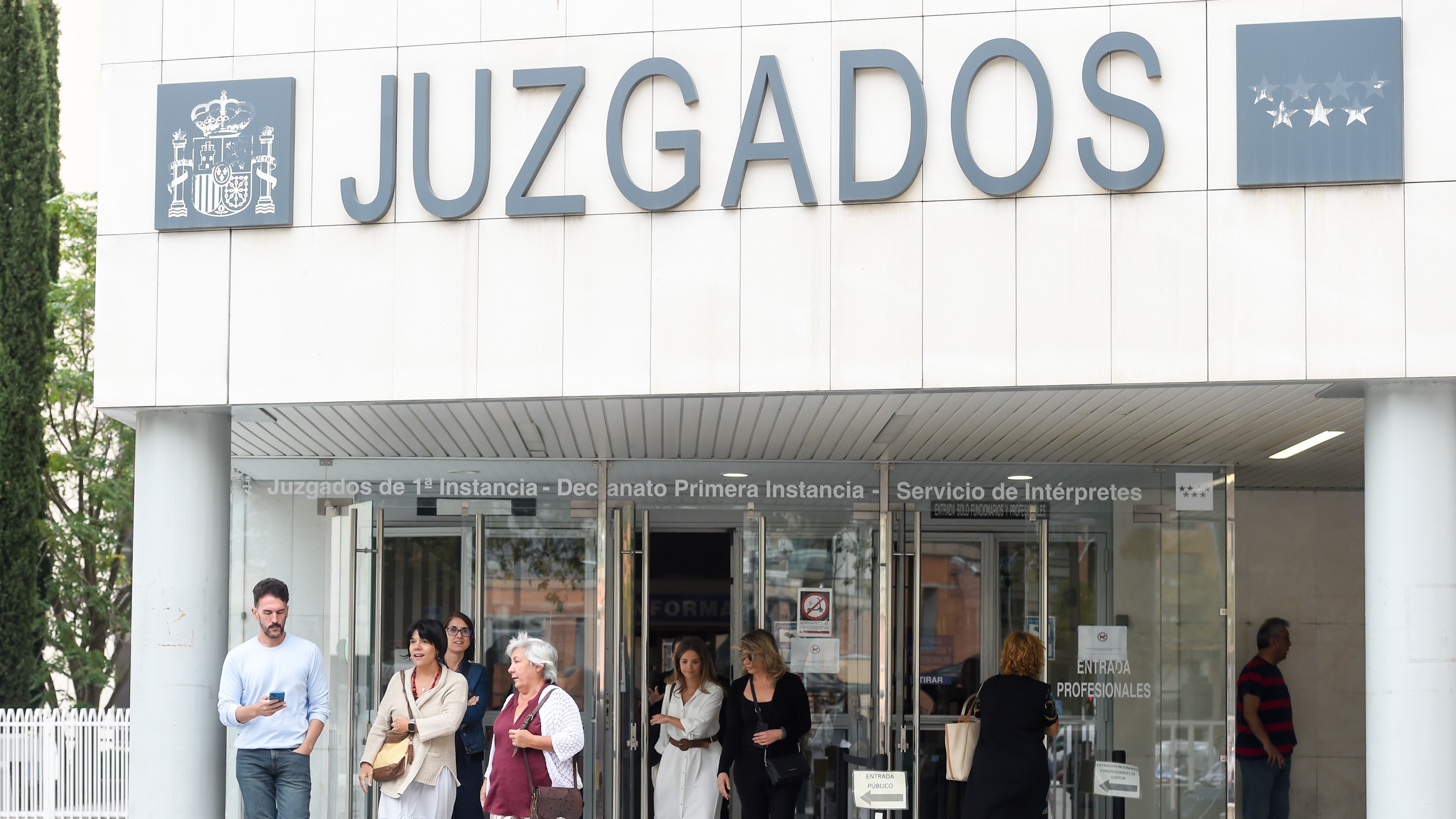 Os xulgados de Praza de Castilla. EUROPA PRESS/Gustavo Valiente