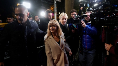 Judit González á saída dos xulgados. EFE/Borja Sánchez-Trillo