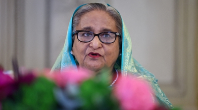 A exprimeira ministra Sheikh Hasina (REUTERS/Wolfgang Rattay)