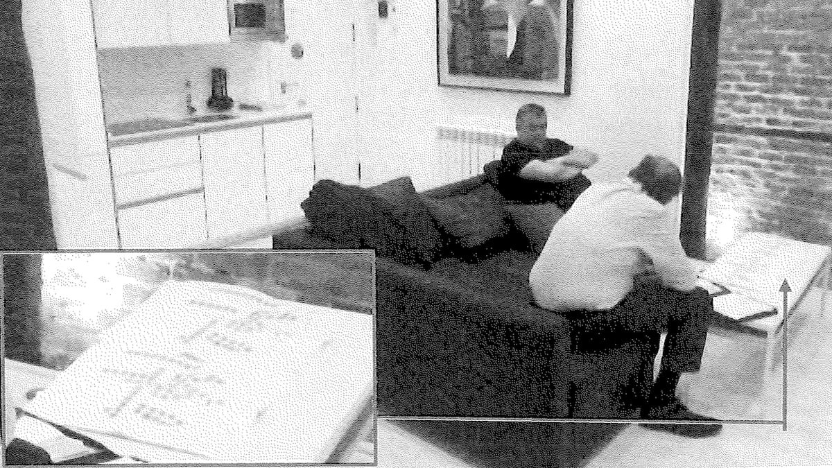 Santos Cerdán e Justo Vicente Pelegrini, de Acciona, nunha imaxe incorporada no informe da UCO