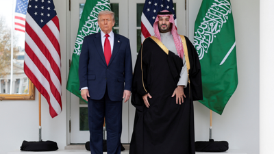 Donald Trump e Mohammed bin Salman. REUTERS/Jessica Koscielniak