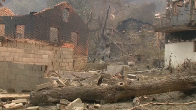 Os incendios do verán arrasaron case duascentas casas en Galicia