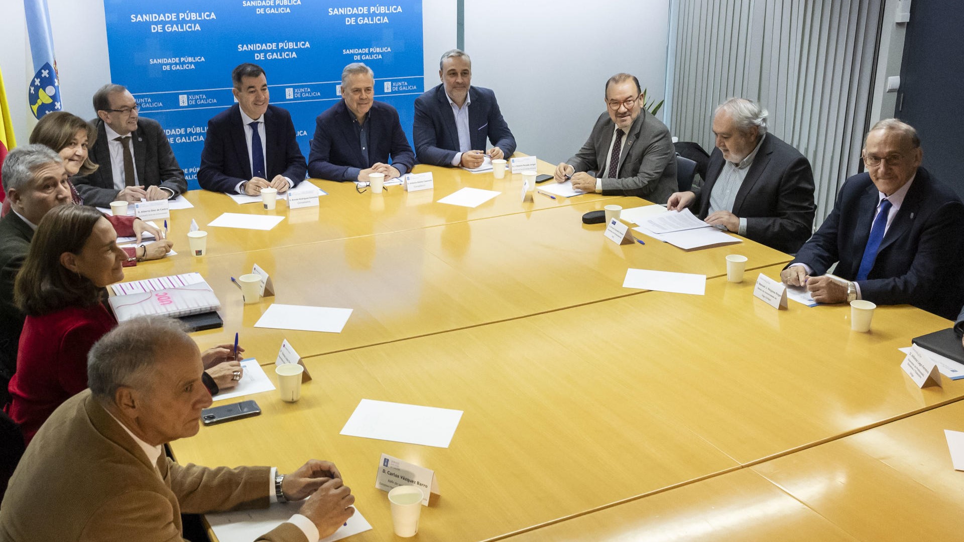 Reunión do Consello para a coordinación da docencia clínica en Galicia (EFE/Lavandeira jr.)
