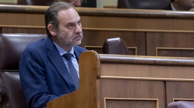 O exministro e actual deputado do Grupo Mixto, José Luis Ábalos, no Congreso dos Deputados (Arquivo Europa Press)