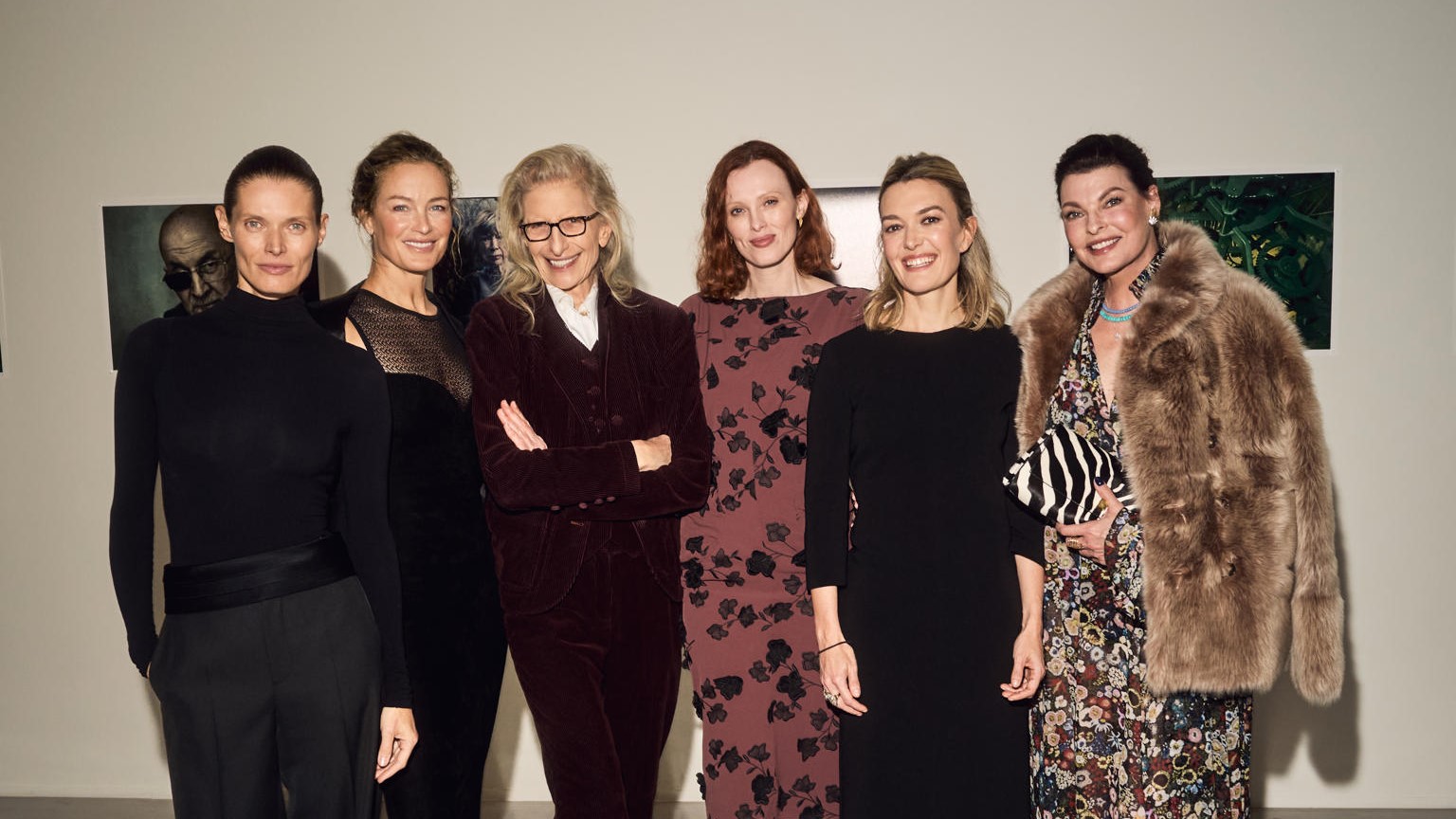 Malgosia Bela, Carolyn Murphy, Annie Leibovitz, Karen Elson, Marta Ortega e Linda Evangelista (EFE)