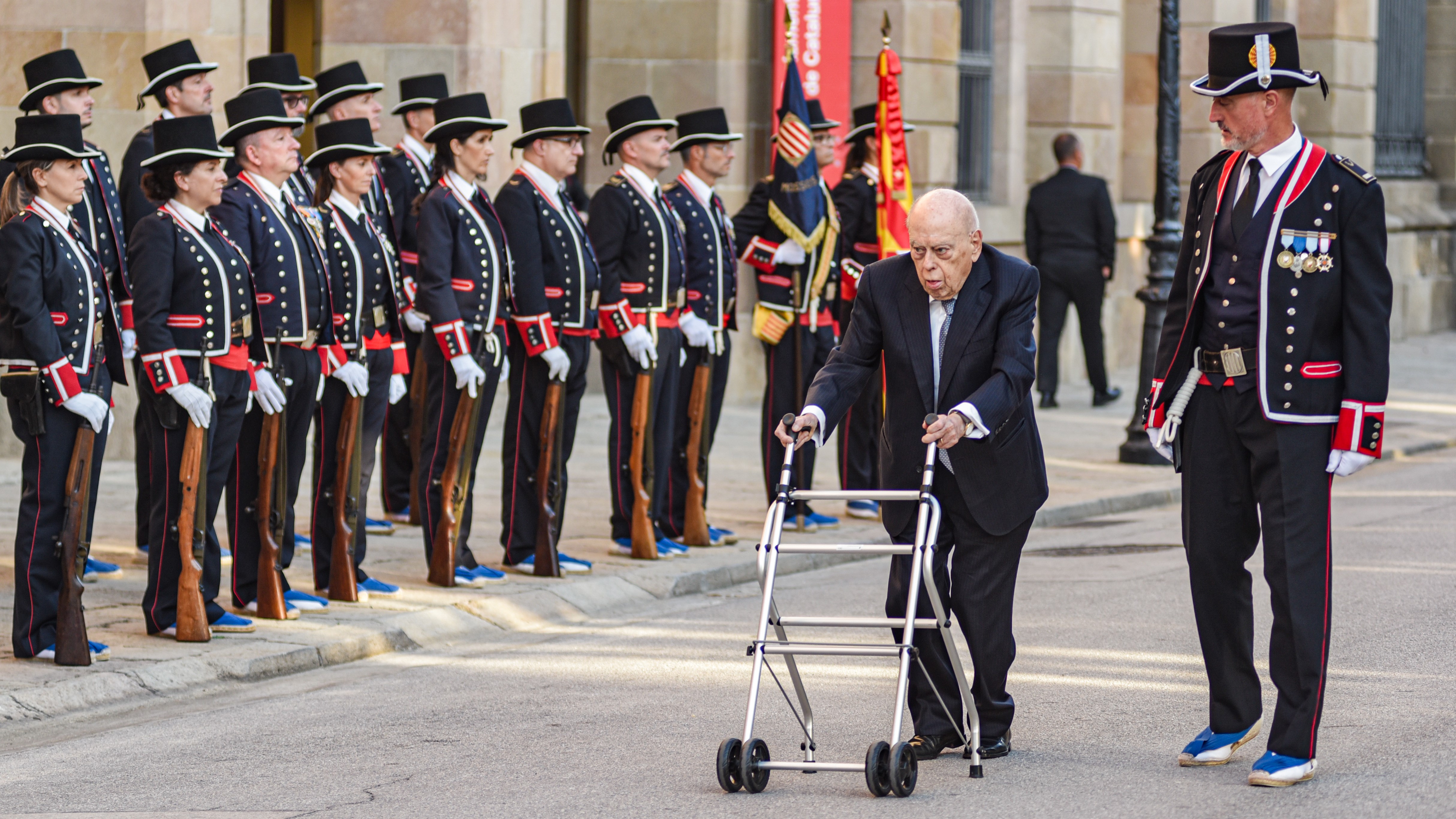 O expresidente no izado da 