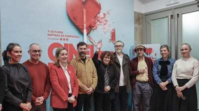 Imaxe da clausura do festival Cineuropa, este domingo en Santiago. EFE/Lavandeira Jr