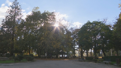 O parque de Rosalía, no corazón de Lugo