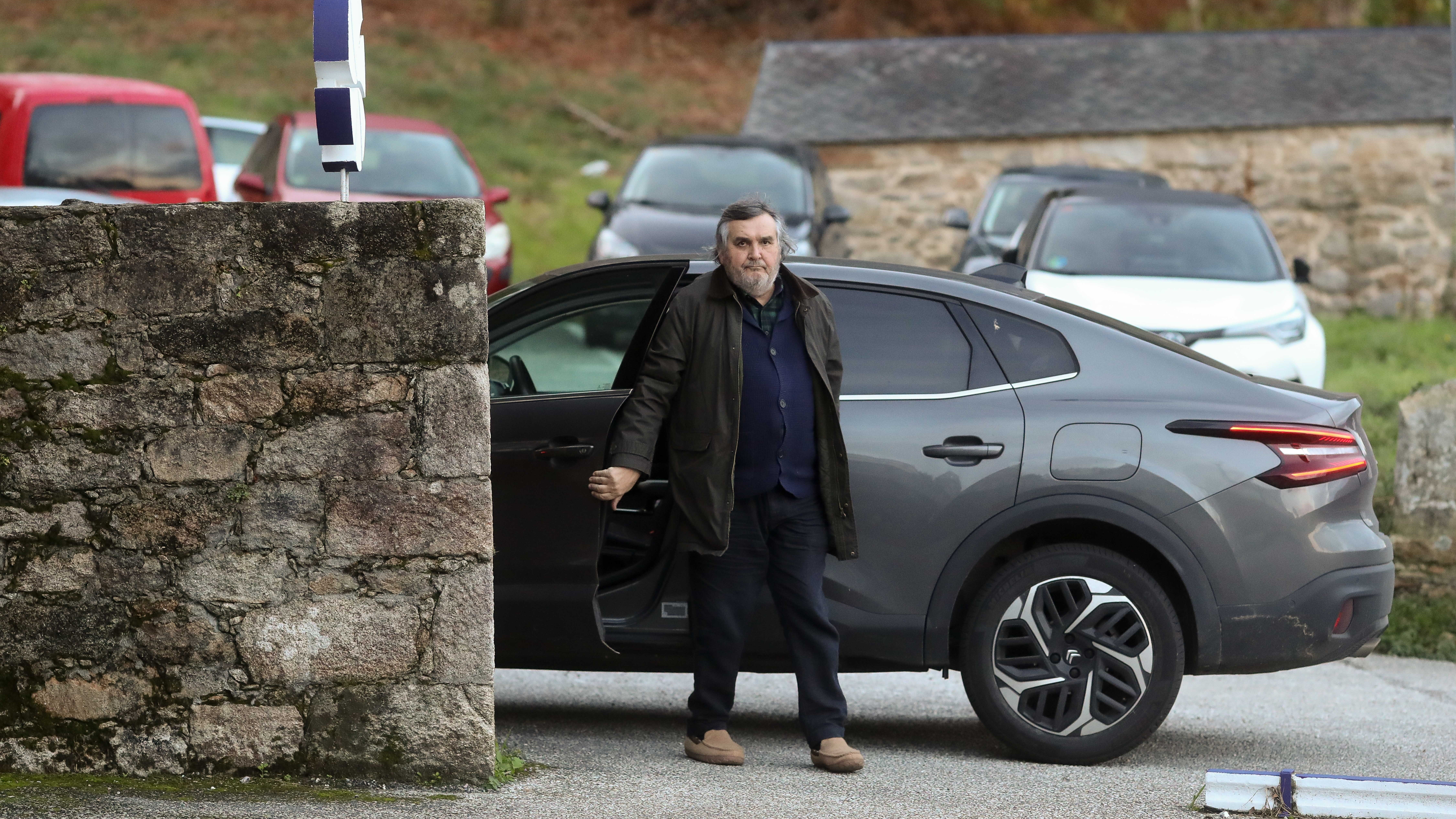 Segismundo García, á súa chegada á fábrica este venres (Carlos Castro/Europa Press)