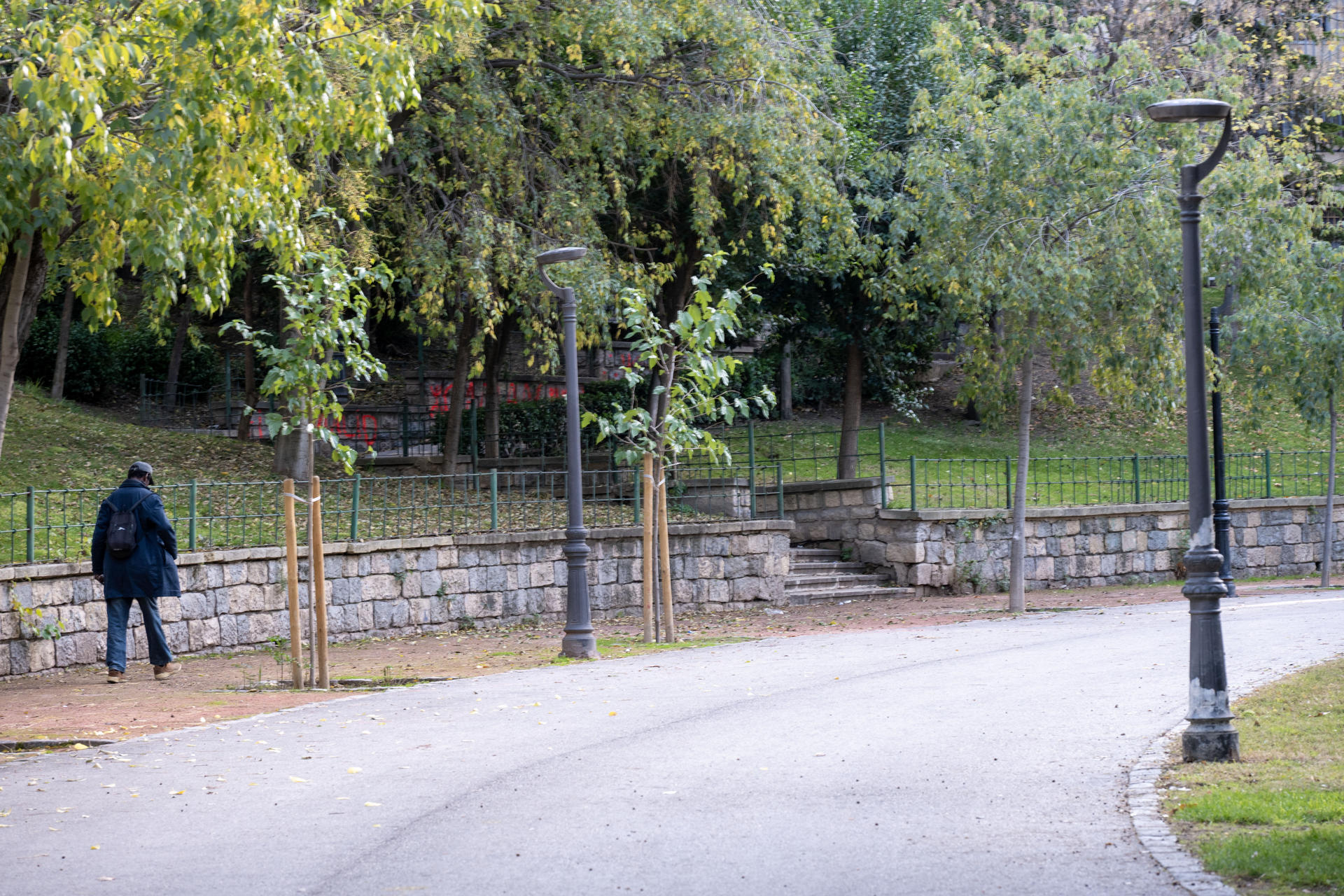 Vista do Parque da Concordia, en pleno centro de Xaén. Foto: EFE /José Manuel Pedrosa