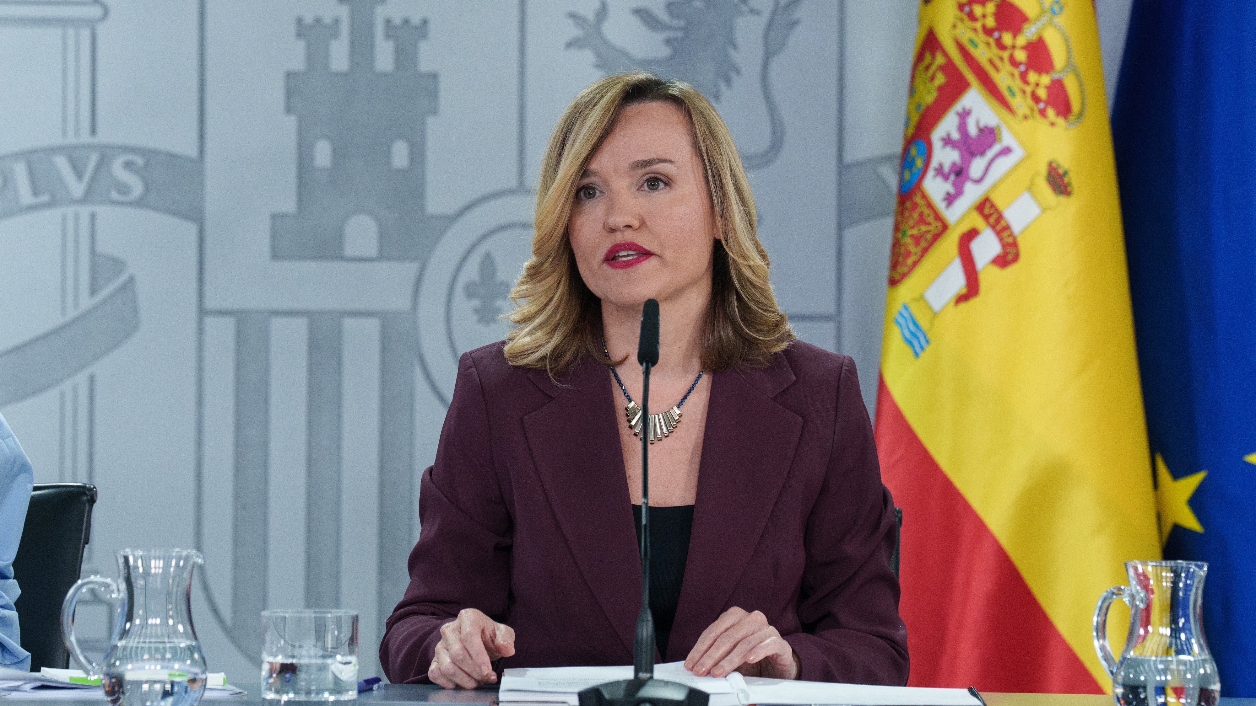 A ministra de Educación e portavoz do Goberno, Pilar Alegría (Arquivo Europa Press)