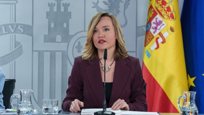 A ministra de Educación e portavoz do Goberno, Pilar Alegría (Arquivo Europa Press)