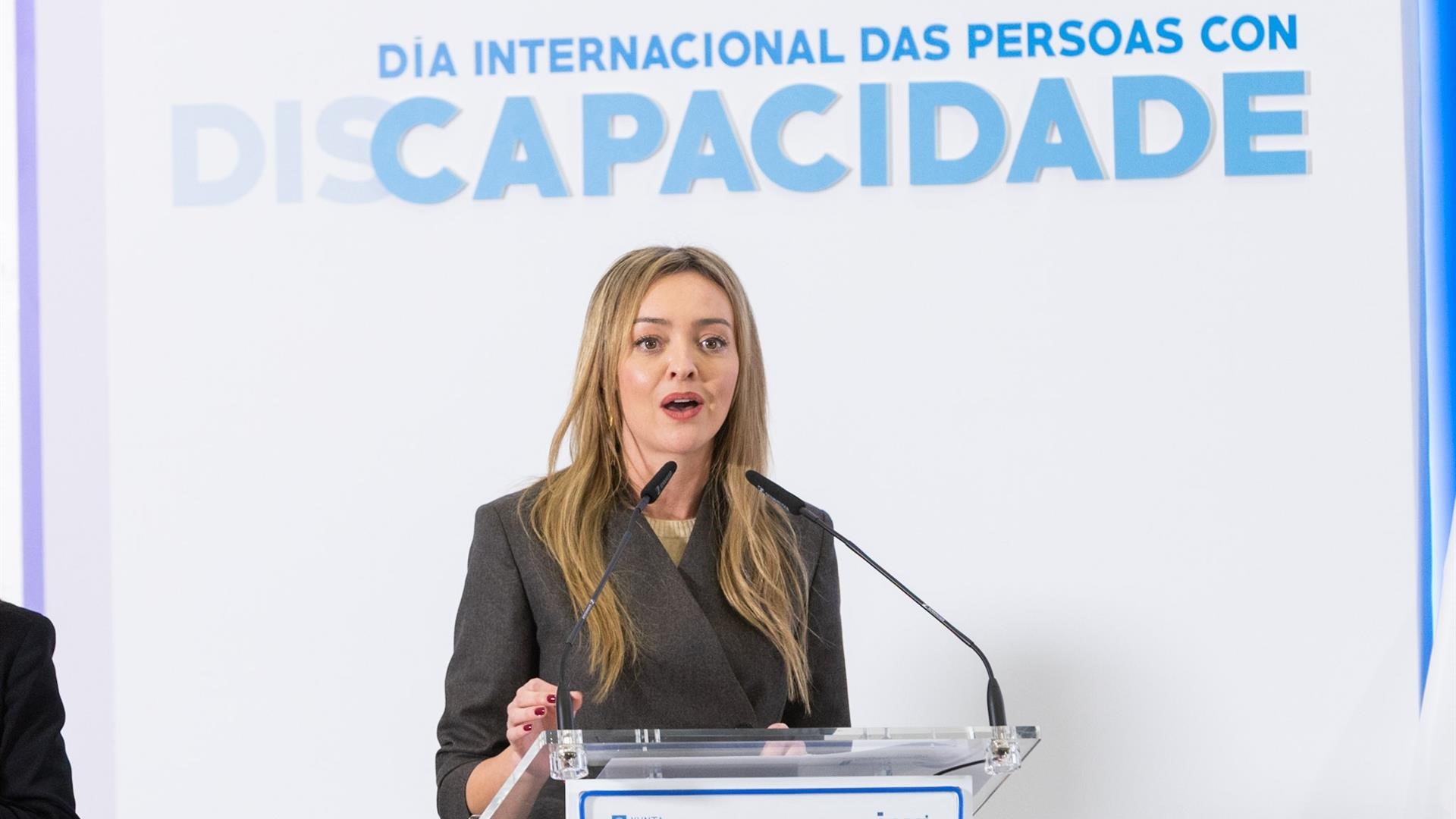 A conselleira de Política Social e Igualdade, Fabiola García