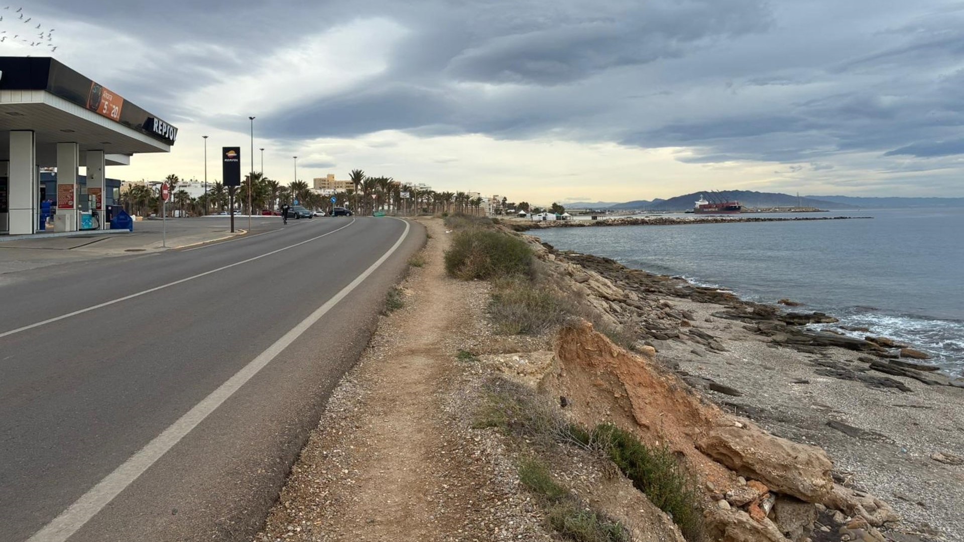 Zona de Garrucha (Almería) onde atoparon o corpo sen vida do neno de catro anos (EUROPA PRESS)
