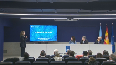 A conselleira Martínez Allegue e o alcalde de Pontevedra participaron na presentación do proxecto