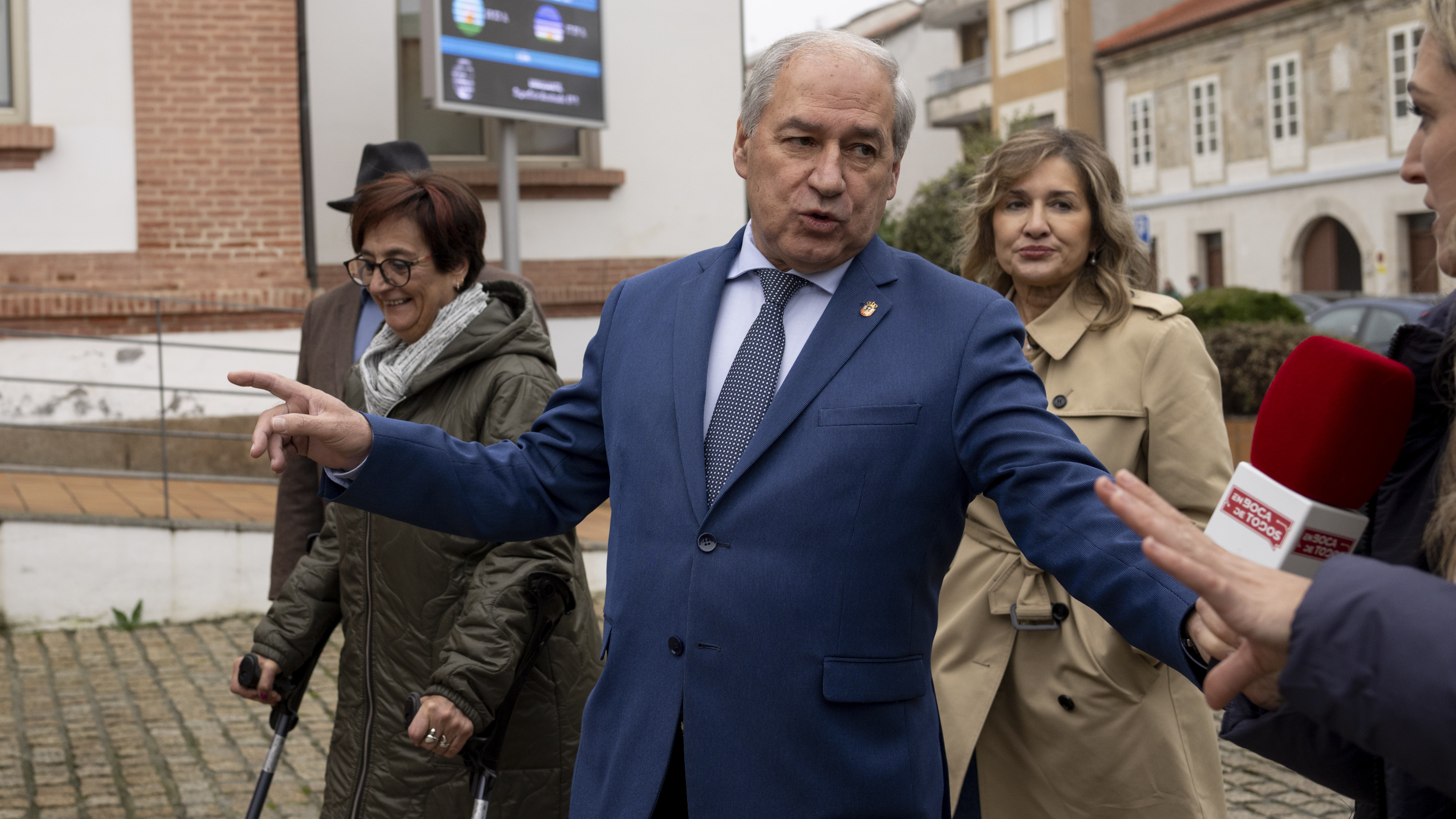 José Tomé, durante un acto este mércores, en Monforte de Lemos (EFE/ Brais Lorenzo)