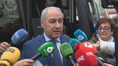 José Tomé, durante un acto este mércores, en Monforte de Lemos