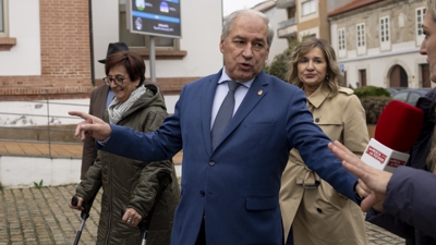 José Tomé, durante un acto este mércores, en Monforte de Lemos (EFE/ Brais Lorenzo)