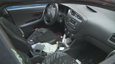 Imaxe do interior dun dos vehículos