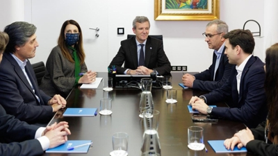 Alfonso Rueda e María José Gómez reuníronse con representantes de Clun e Leite Celta