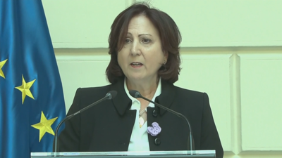 Imaxe da fiscala no seu discurso/EFE