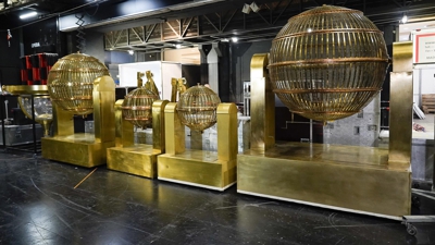 Os bombos da lotaría de Nadal xa en Madrid