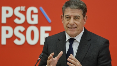 José Ramón Goméz Besteiro, na comparecencia deste martes no Parlamento (EFE)