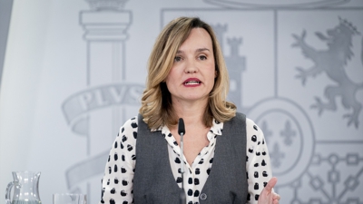 Imaxe de arquivo de Pilar Alegría, ministra de Educación e portavoz do Goberno (EUROPAPRESS)