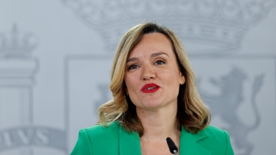 Imaxe de arquivo de Pilar Alegría, ministra de Educación e portavoz do Goberno (EUROPAPRESS)