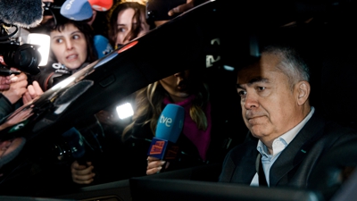 Santos Cerdán, á súa saída do cárcere o pasado mes de novembro (Carlos Luján\Europa Press)